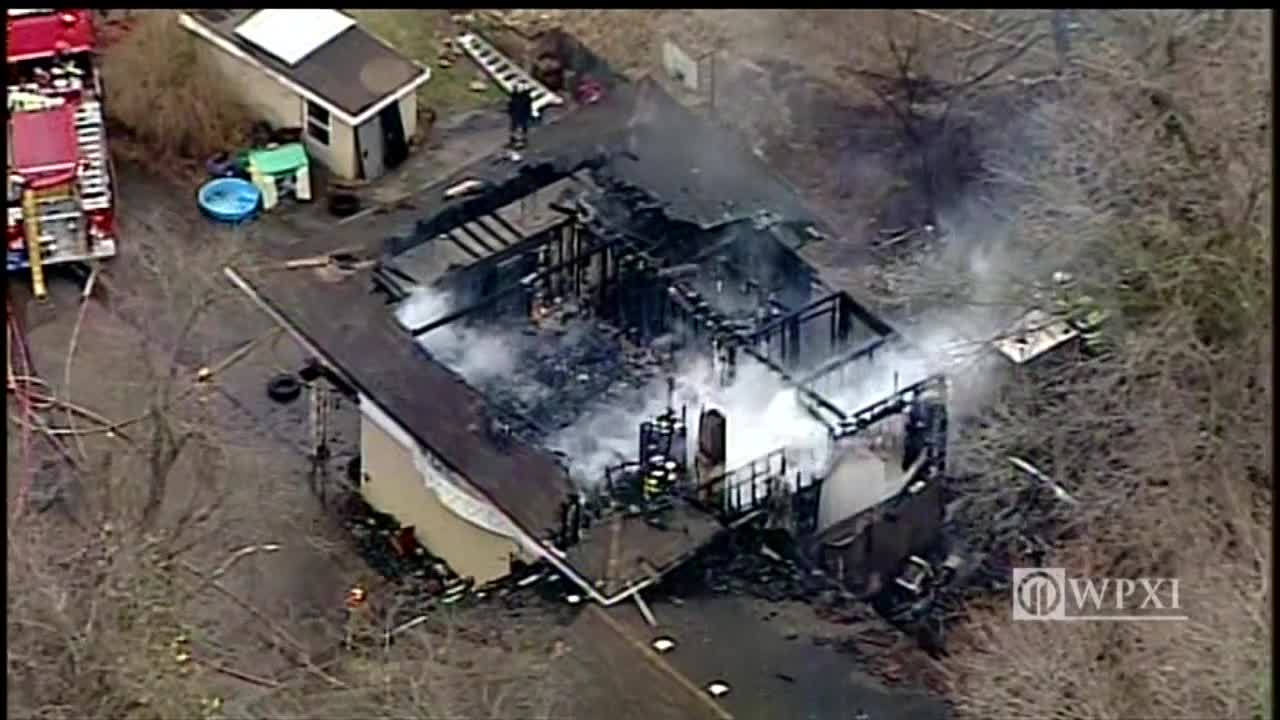 Fire destroys home in Belle Vernon WPXI