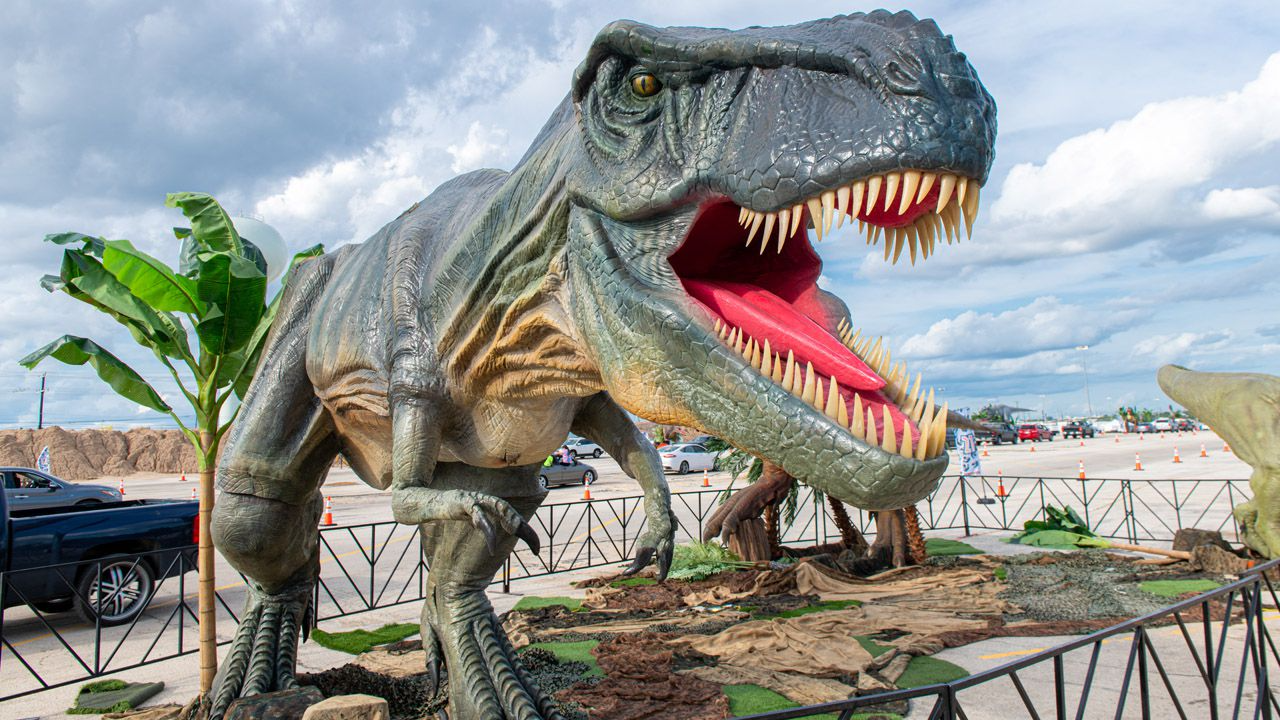 Largest dinosaur drive-thru experience in North America takes over
