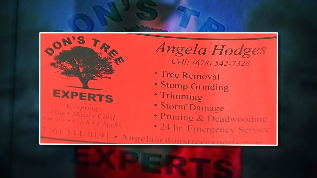 Homeowners warn of tree removal company that took cash and