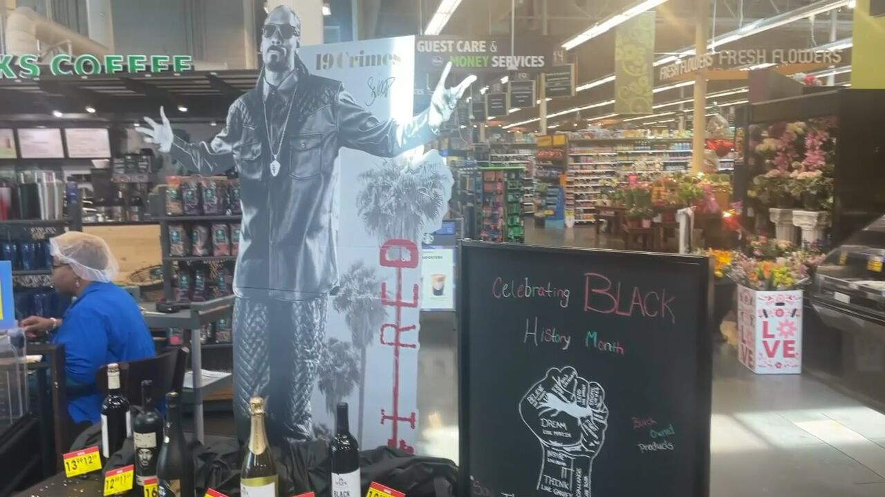 Customers call Kroger display selling Snoop Dogg's wine