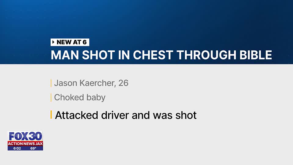Gainesville man in serious condition after being shot through a Bible in Putnam  County – Action News Jax