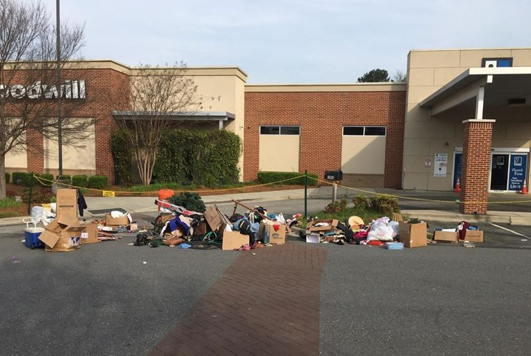 People continue to dump unwanted items at Goodwill, which is shut down