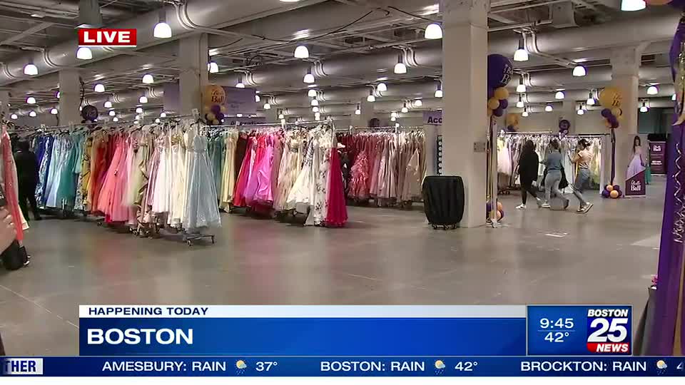Belle of the Ball' donates thousands of prom dresses to young women in  Massachusetts  Boston 25 News