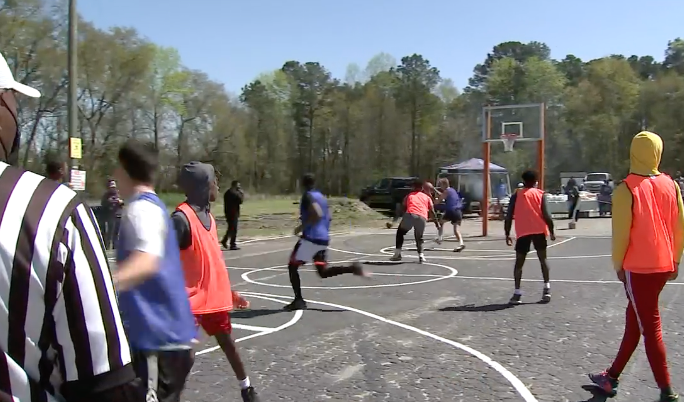 Wadesboro police, community come together on the basketball court WSOC TV