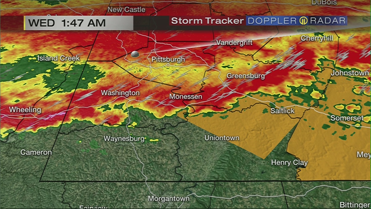 Severe Thunderstorm Watch in place for Southwestern Pa. until 6 a.m. - WPXI Pittsburgh