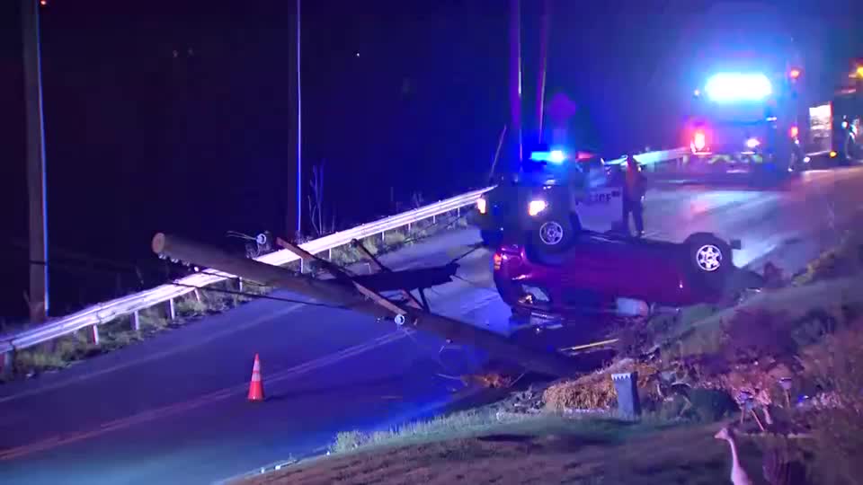 RAW Penn Hills car accident WPXI
