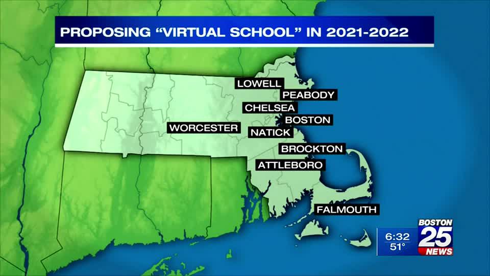 13 MA school districts submit plan for virtual school in fall Boston