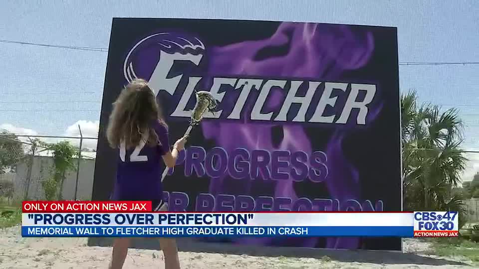 ‘Progress over perfection’ Memorial wall honors Fletcher HS graduate