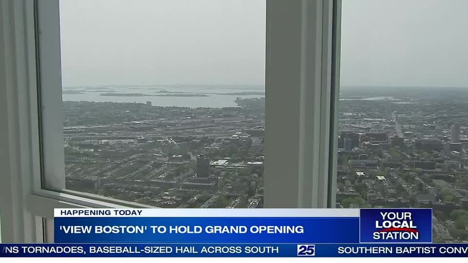 View Boston' experience atop the Prudential Tower opens its door
