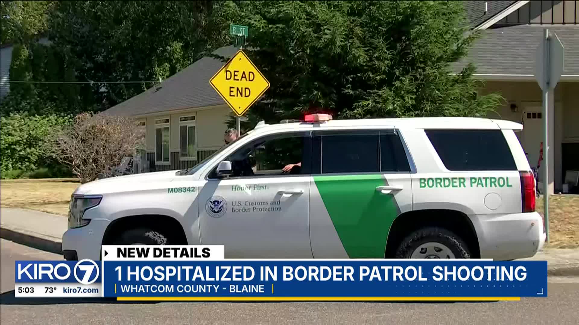 VIDEO: 1 person hospitalized in Blaine Border Patrol shooting