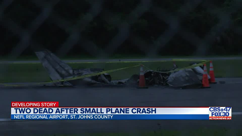 2 dead in plane crash at Northeast Florida Regional Airport in St