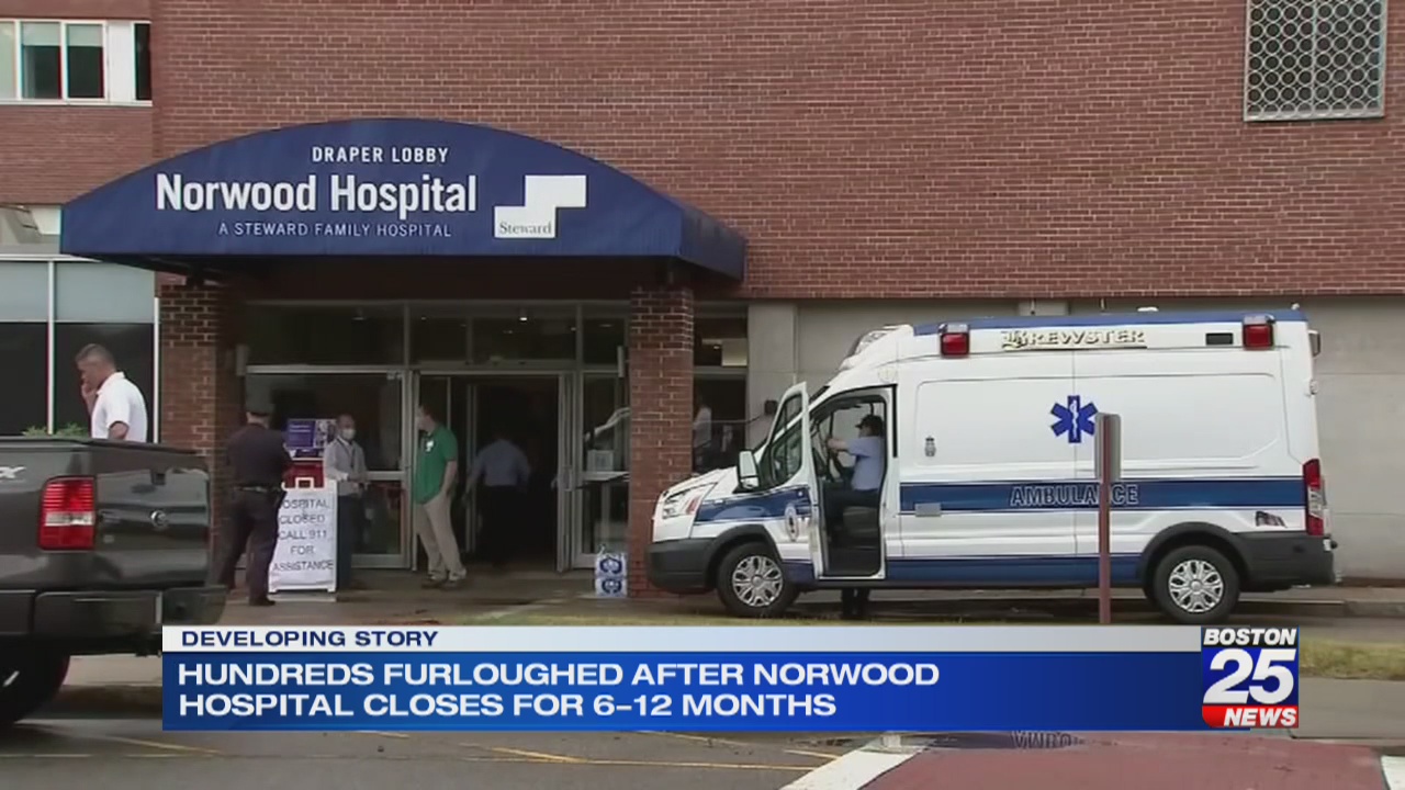 Norwood Hospital employees furloughed after Sunday’s massive storm