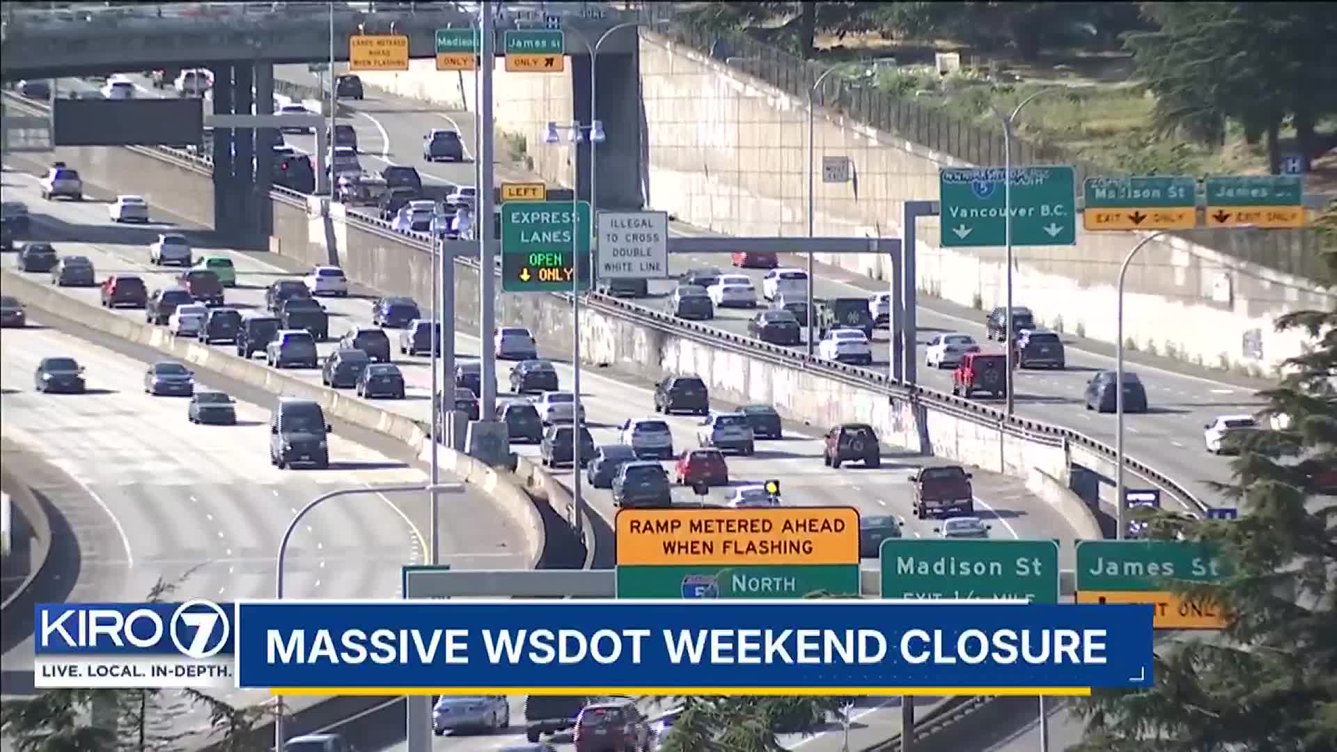 Get ready for I-405 closures in Renton, Kirkland this weekend
