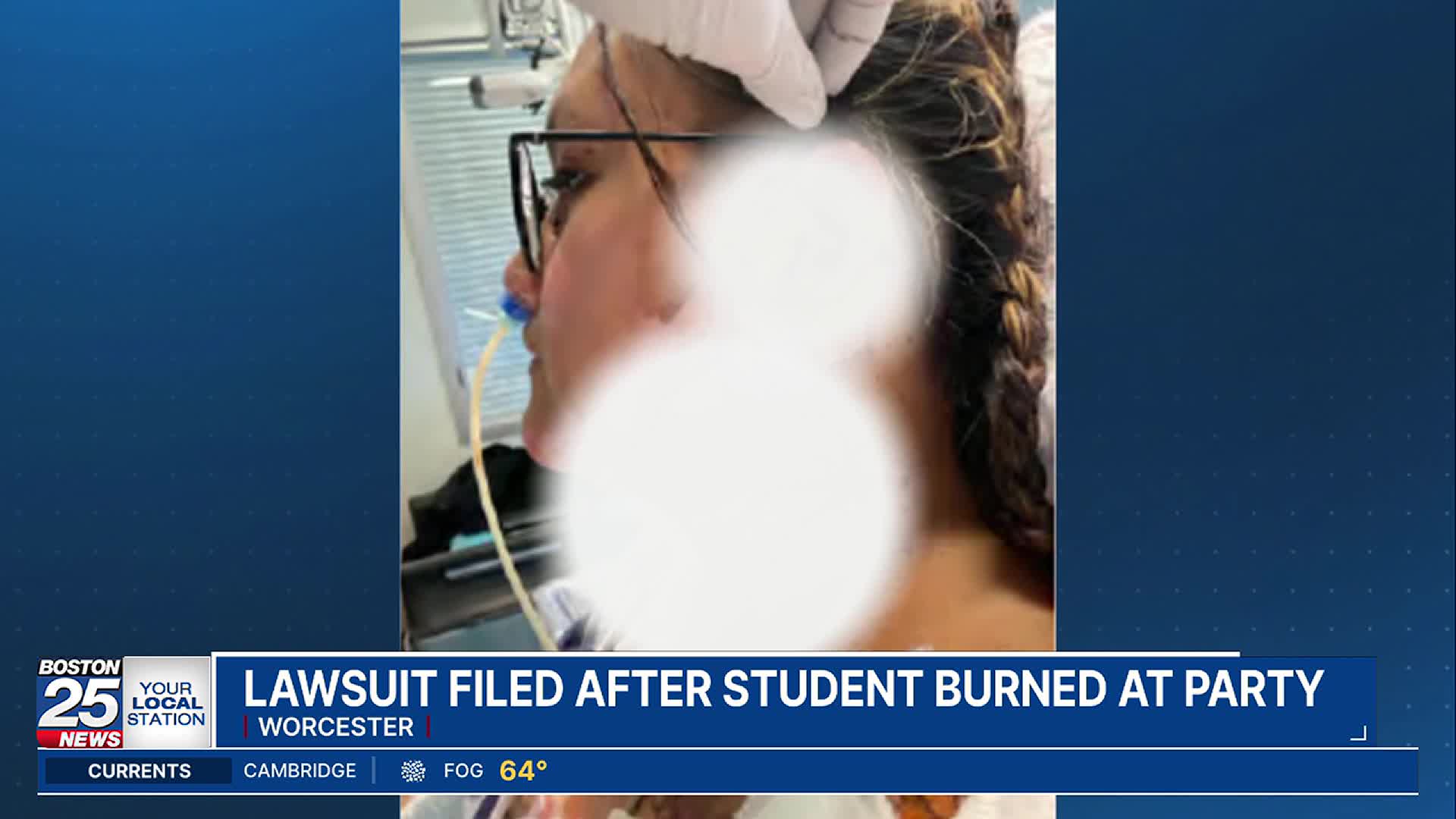 Mass. college student seriously burned in explosion at frat party