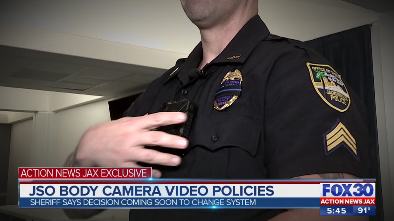Jacksonville officers now required to wear body cameras