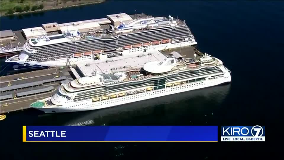 Video First Cruise Of Delayed Season Ships Off Kiro 7 News Seattle