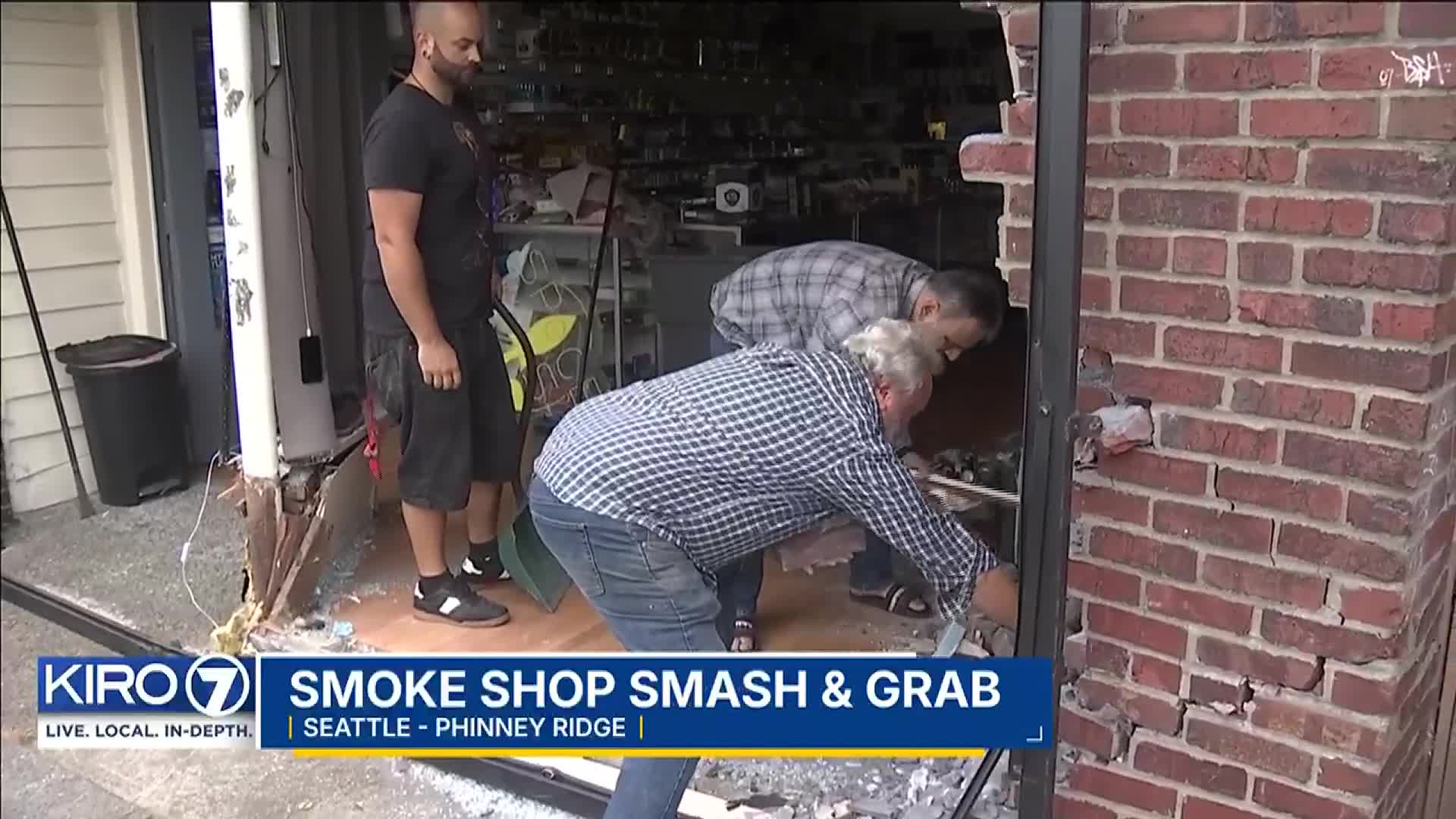 seattle tobacco shop smash-and-grab VIDEO: Smash-and-grab at Phinney Ridge smoke shop – KIRO 7 News Seattle