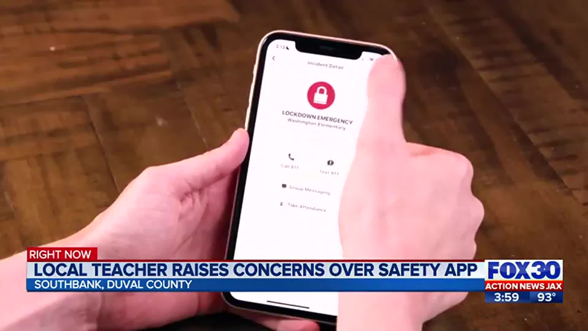 Jacksonville teacher raises concerns over new school safety app feature –  Action News Jax