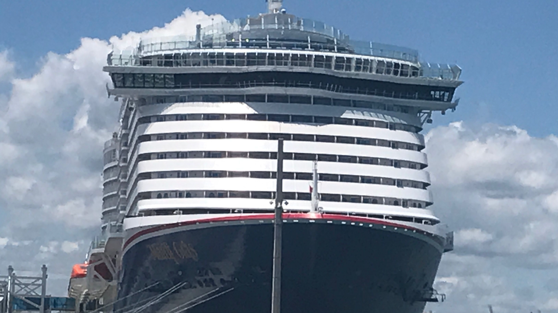 Video Carnival S Mardi Gras Cruise Ship Set To Sail From Port Canaveral Wftv