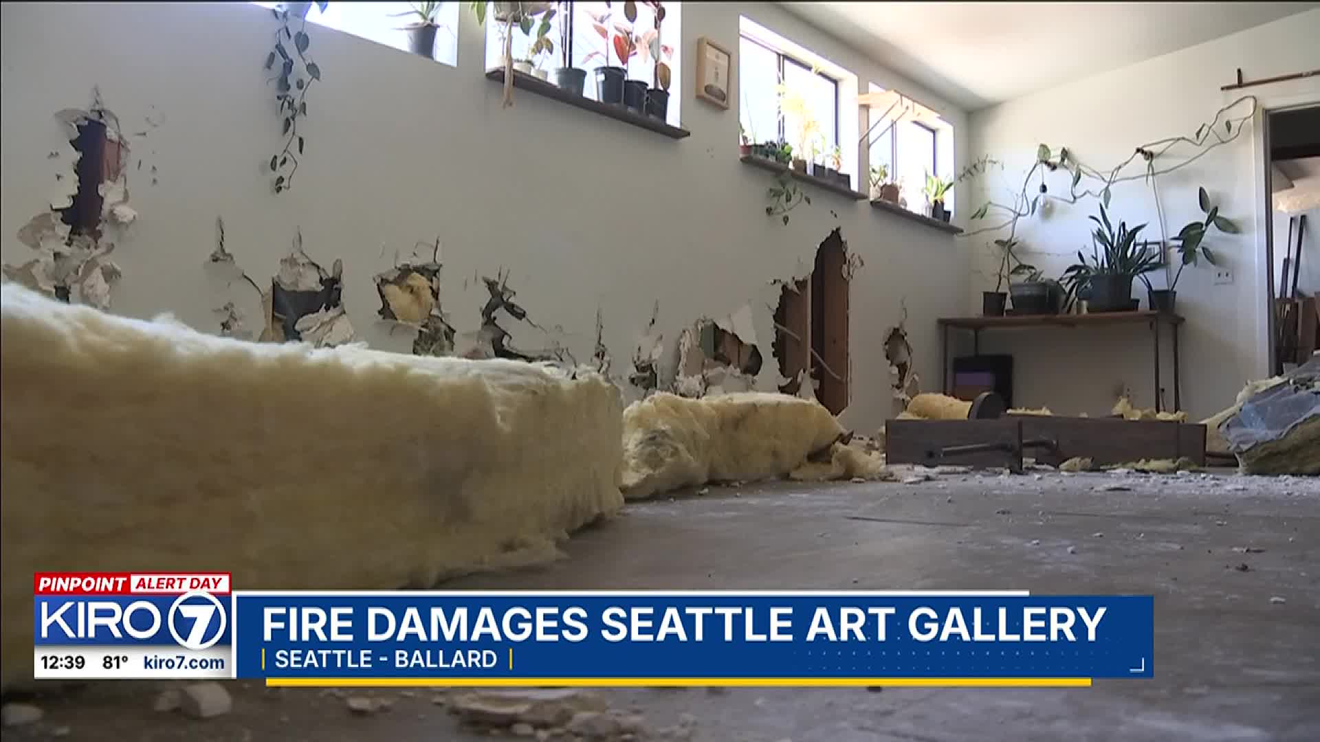 絵画  PARTY FIRE VIDEO: Fire damages Seattle art gallery – KIRO 7 News Seattle
