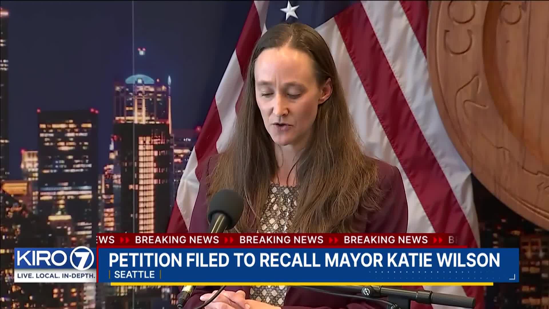 Seattle resident files recall petition against Mayor Katie Wilson, citing public safety failures and forced resignation of police chief; 'She's failed this city miserably'