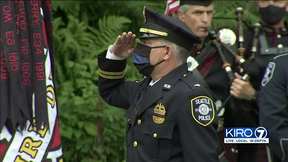 Seattle police officer remembers firefighter uncle who died saving others on 9/11 – KIRO 7 News Seattle