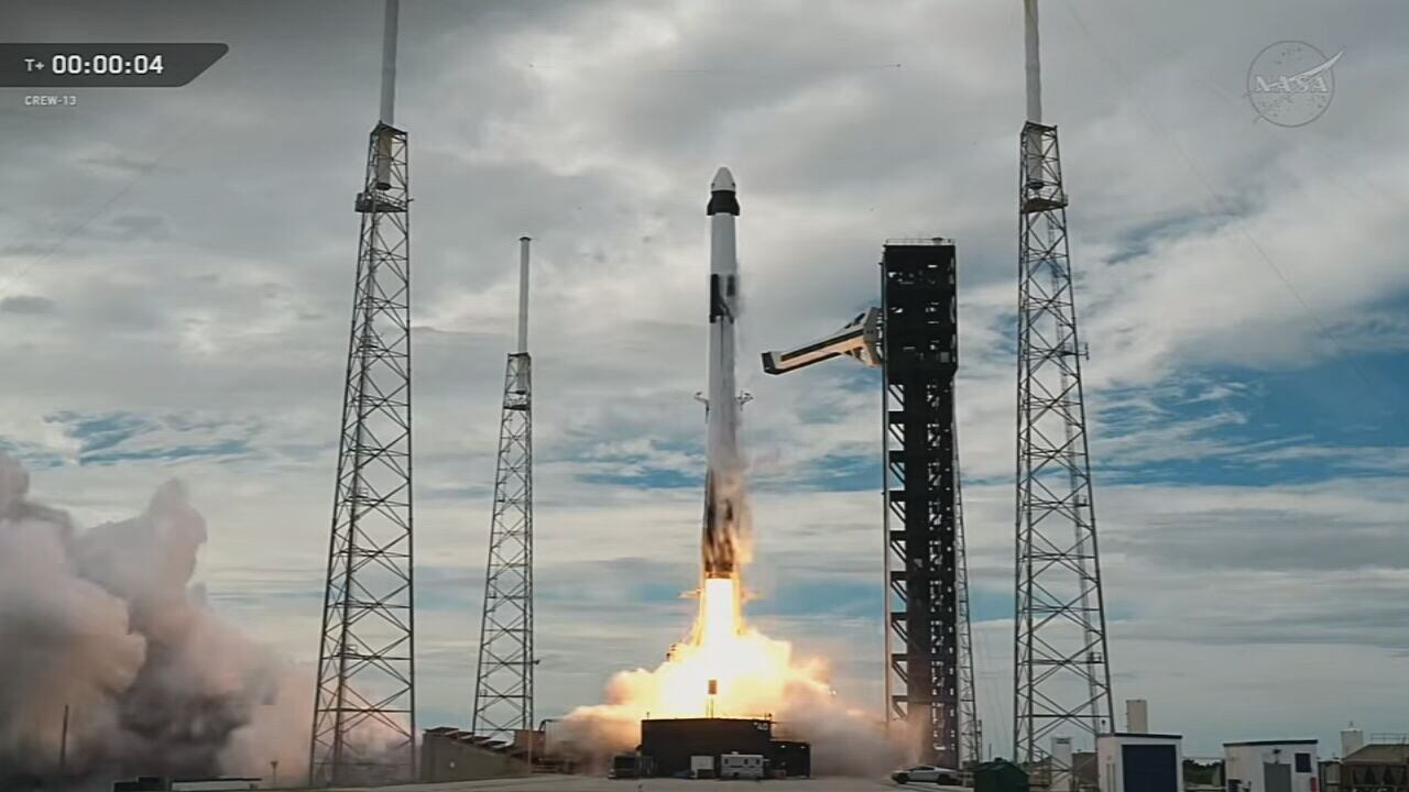 NASA, SpaceX Crew-13 launch from Kennedy Space Center - WFTV