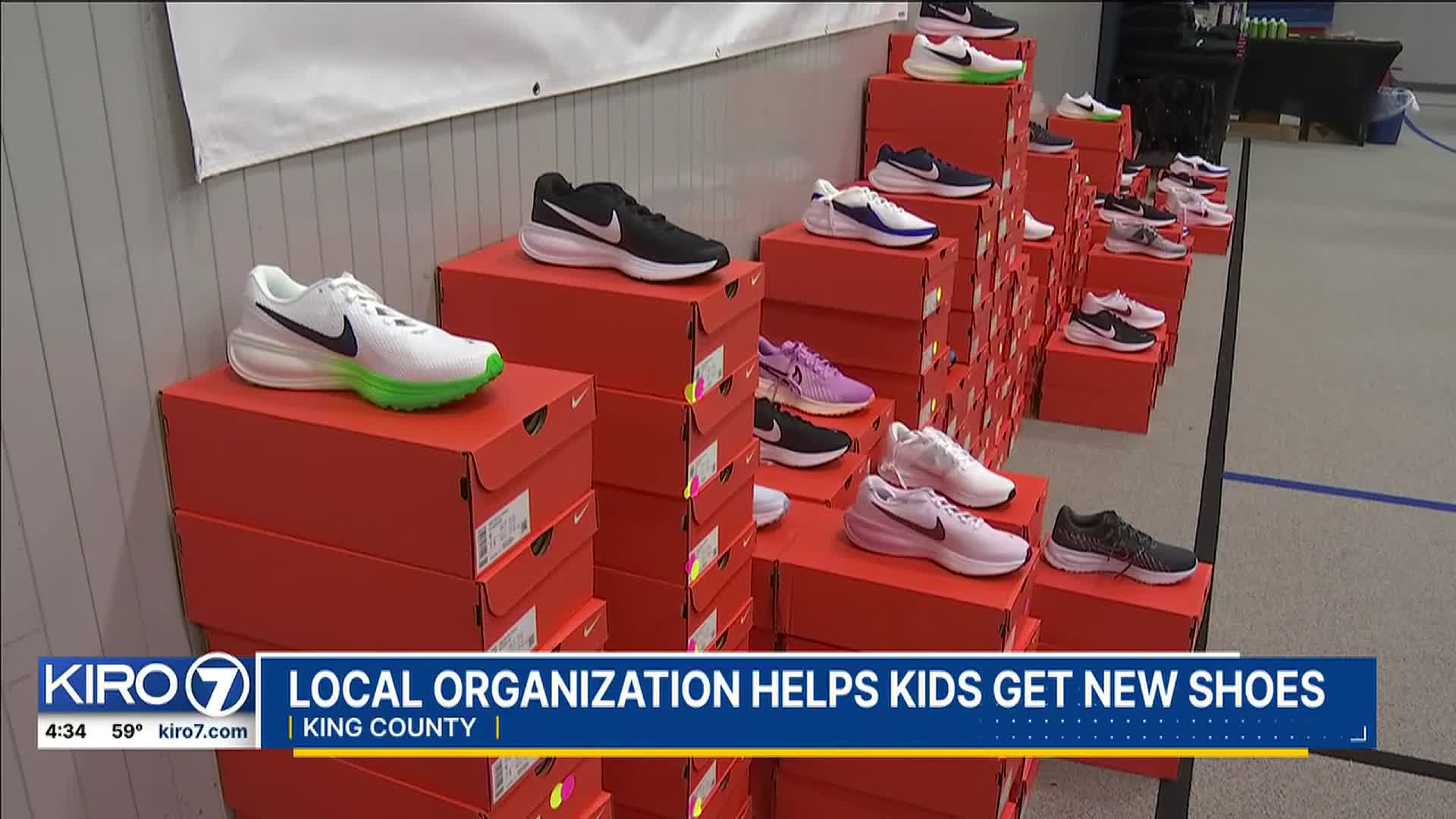 King County organization, Nordstrom help local kids get new shoes