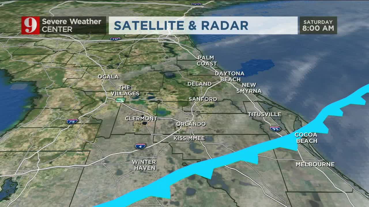 Chance Of Showers Saturday With Highs In The 80s Wftv
