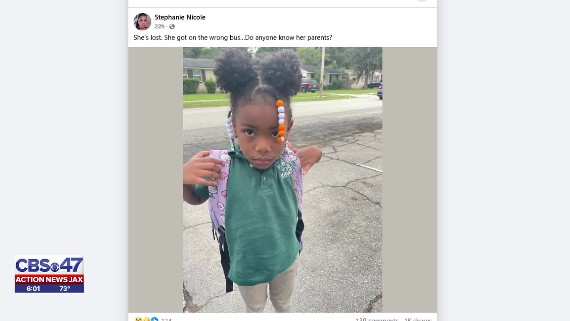 Jacksonville family outraged after 5-year-old dropped two miles