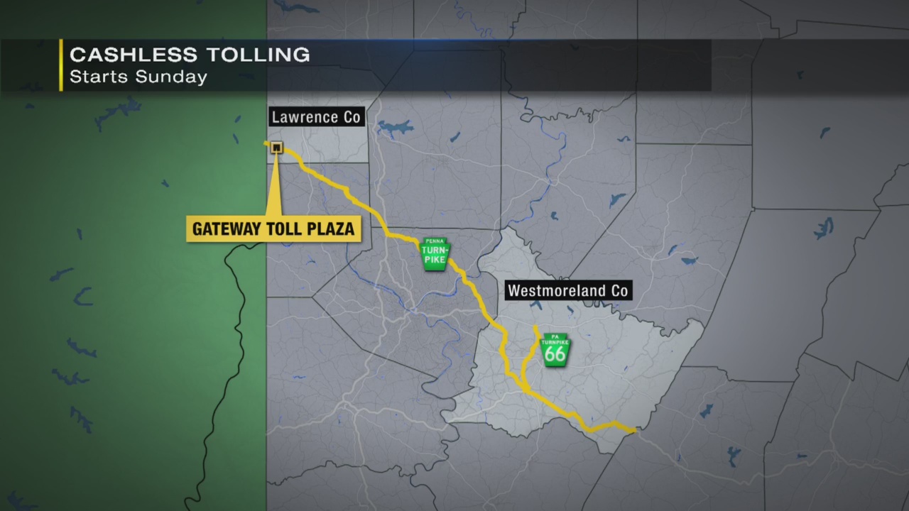 Cashless tolling, new rates go into effect Sunday on parts of