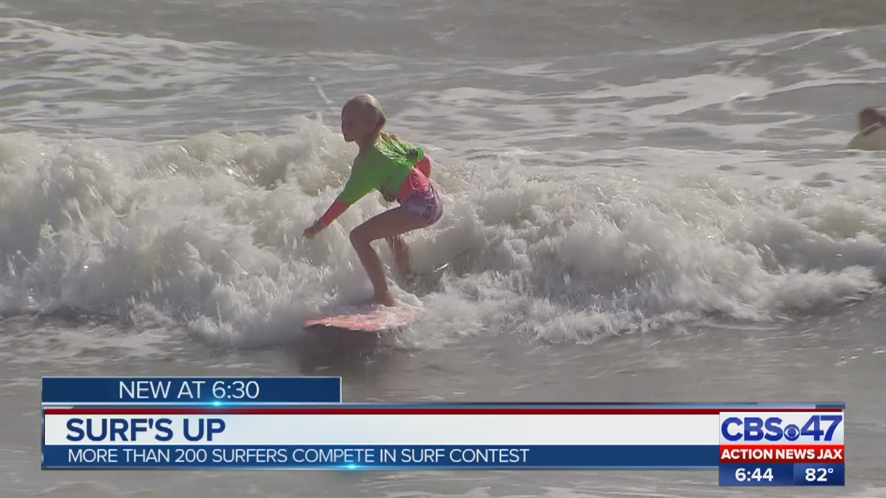 Nearly 200 surfers take part in Pro/Am Surf Contest at Jax Beach