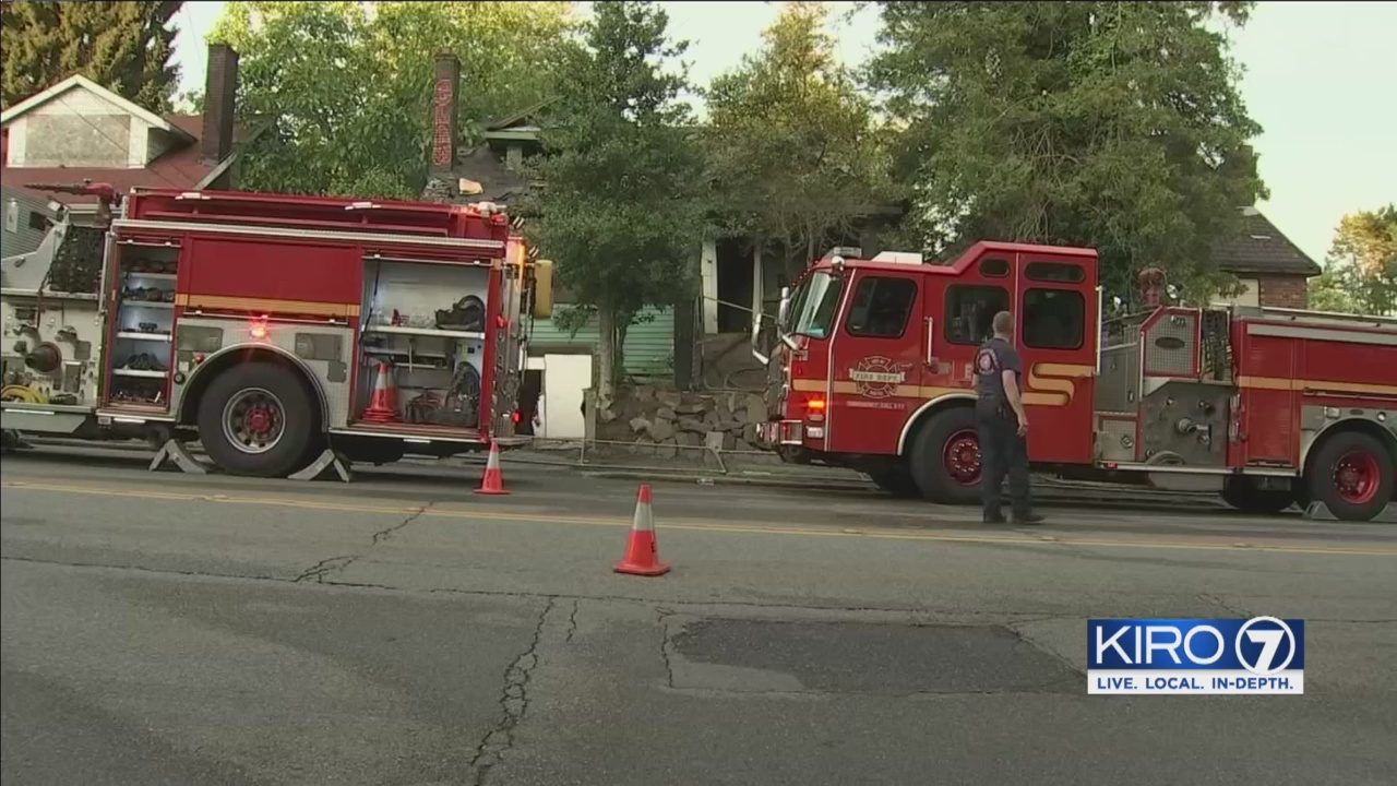 Another vacant house owned by notorious Seattle landlord catches fire