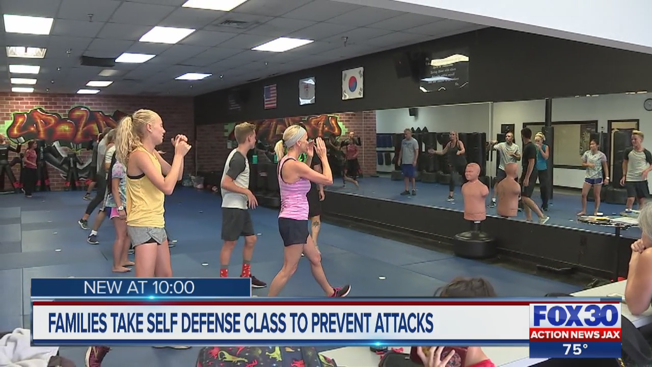 Families take advantage of free selfdefense classes after recent