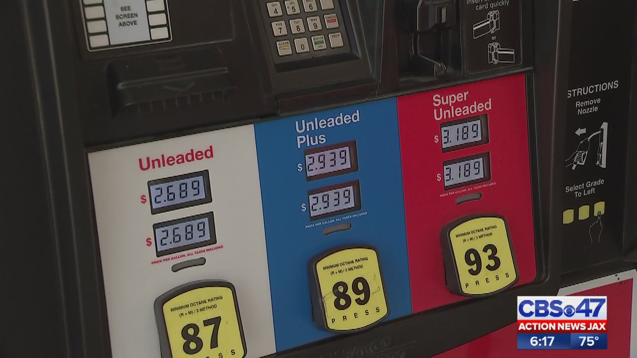 Gas prices increase in Jacksonville area ahead of Fourth of July