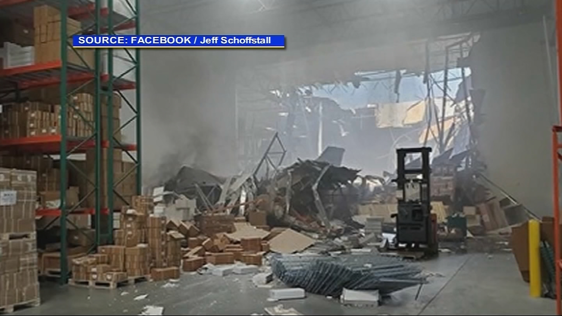 Fighter jet crashes into commercial building in California