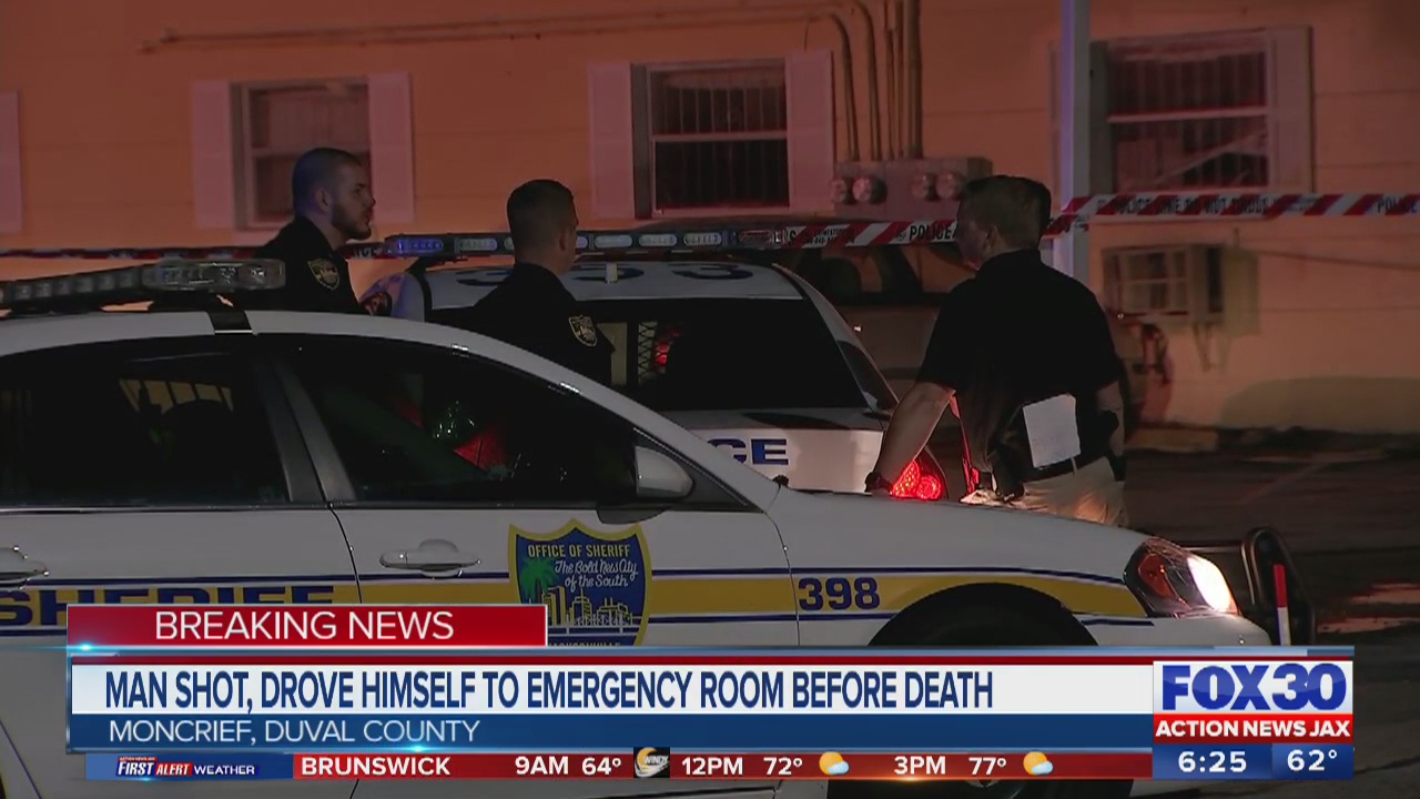 Shooting victim dies after driving to Jacksonville hospital with 2