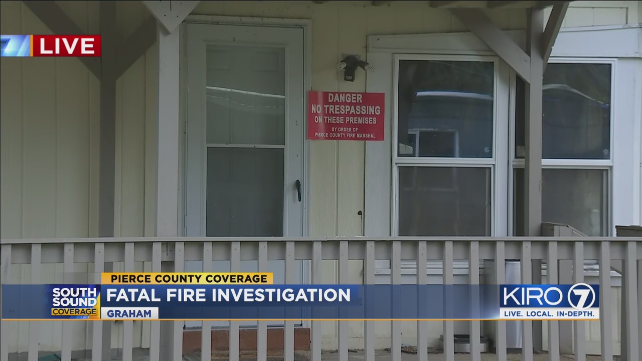 One dead in house fire in Graham KIRO 7 News Seattle