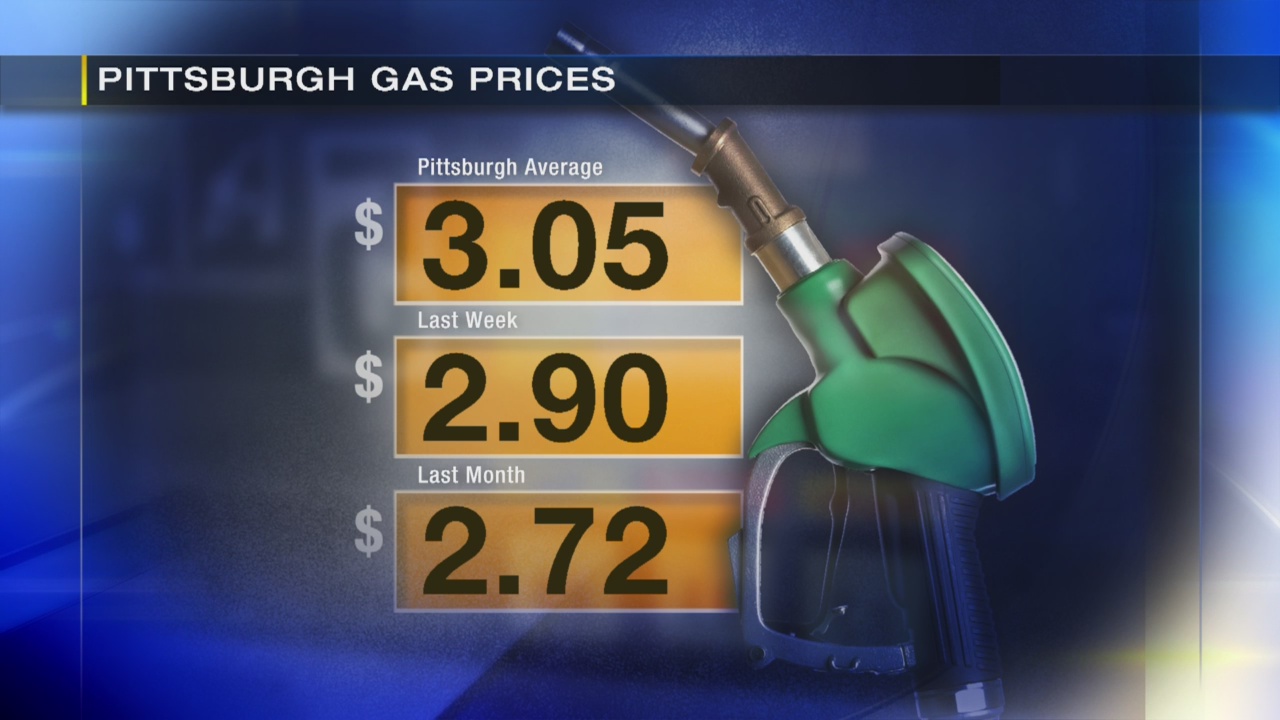 Gas prices continue to rise in Pittsburgh area WPXI