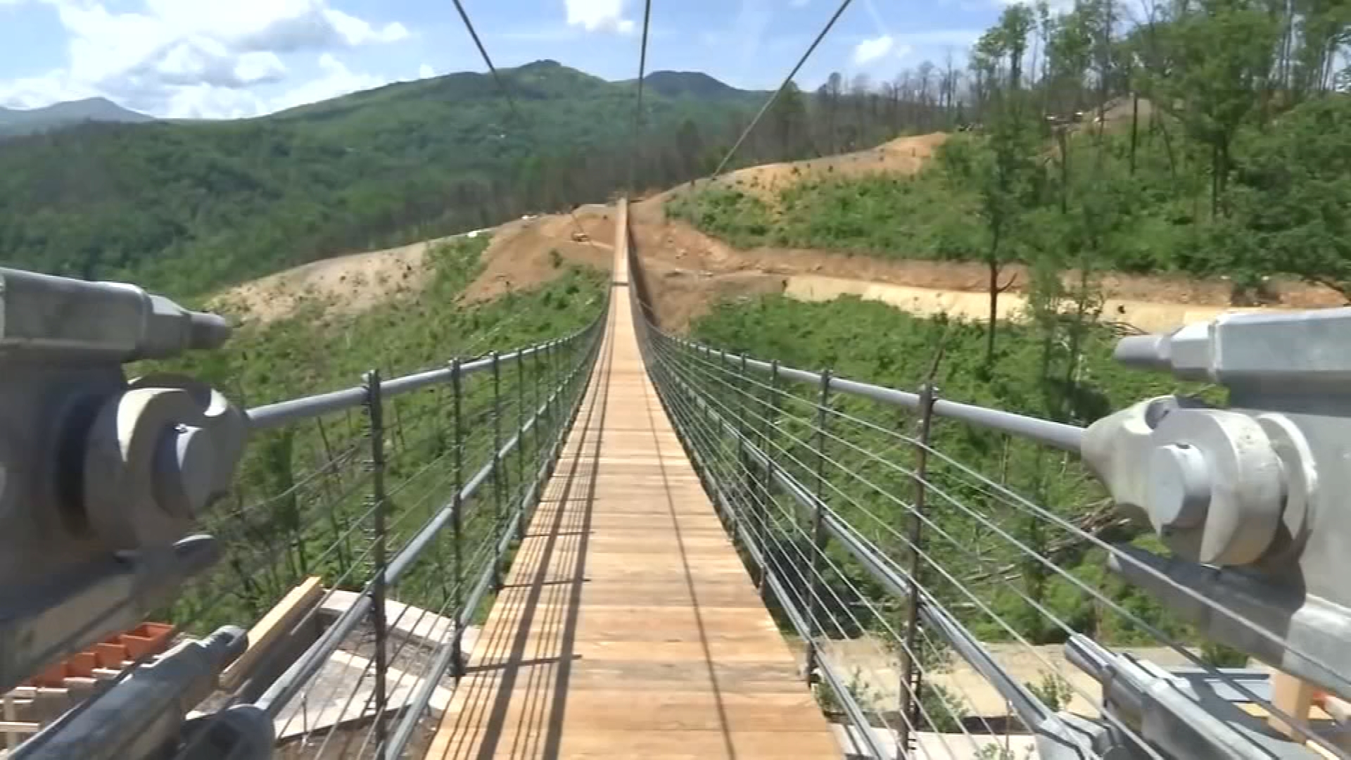 Gatlinburg SkyBridge Nation's longest pedestrian suspension bridge opens in Tennessee