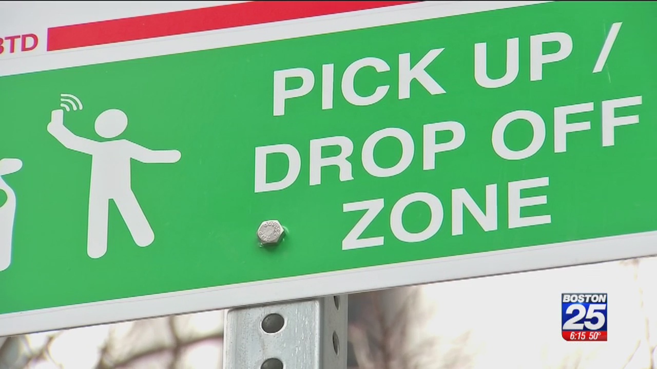 Boston testing designated pickup, dropoff point in Fenway