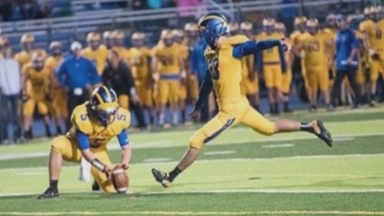 High school kicker dedicates football season to a good cause