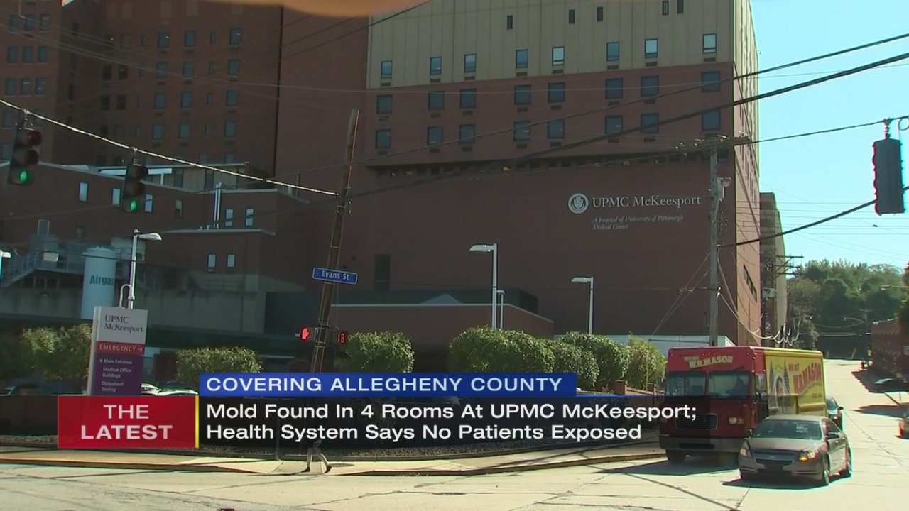 Mold found behind walls at UPMC McKeesport Hospital WPXI