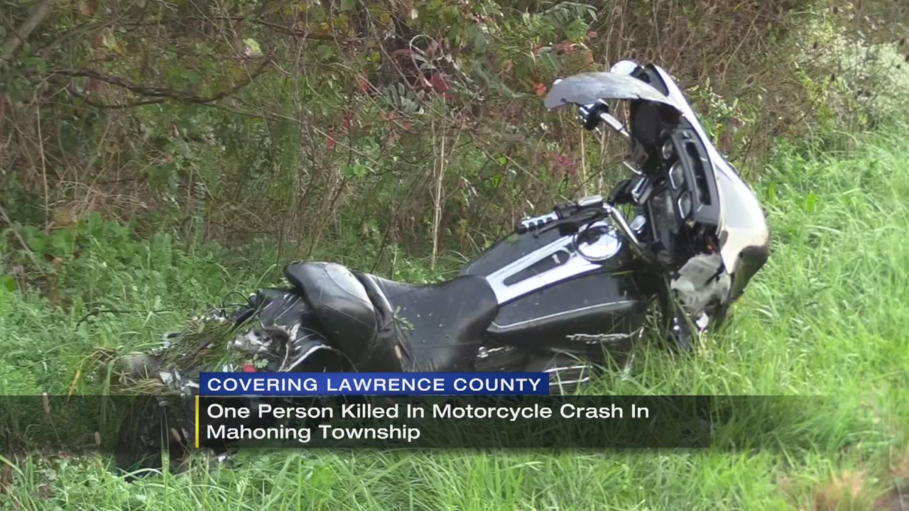 1 killed in motorcycle crash in Lawrence County – WPXI