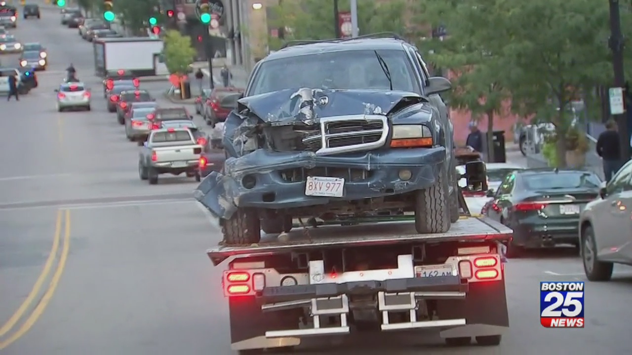 Driver who crashed into Braintree building speaks exclusively to Boston 25 News Boston 25 News