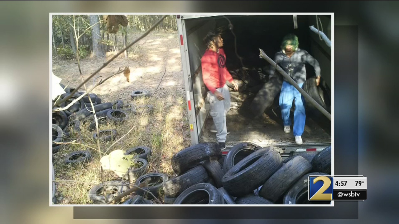 This is possibly the largest illegal tire dump in history