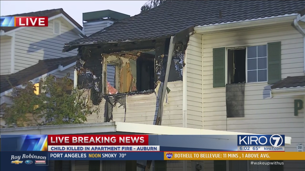 2 Year Old Girl Killed In Auburn Apartment Fire Kiro 7 News Seattle