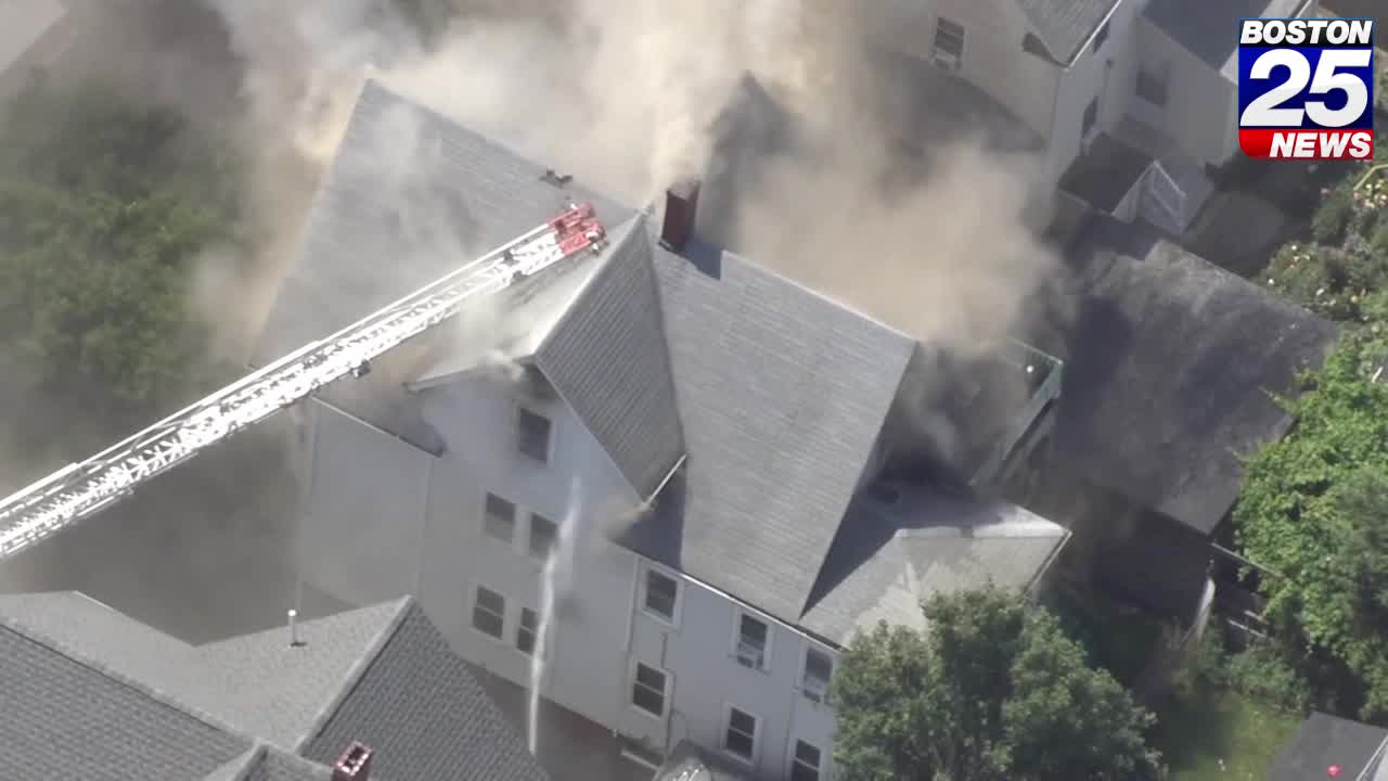 1 firefighter still hospitalized for burns in Everett fire Boston 25 News