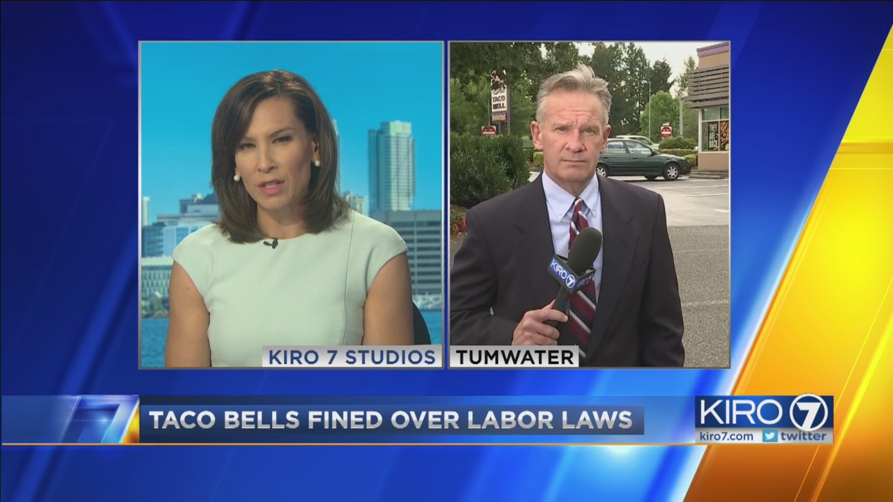 L & I fines Taco Bell franchise owner nearly 120,000 KIRO 7 News Seattle