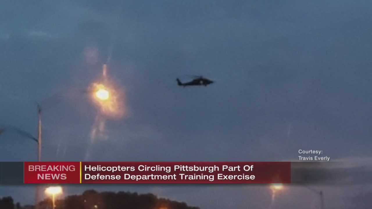 Why are there helicopters circling over Pittsburgh? WPXI